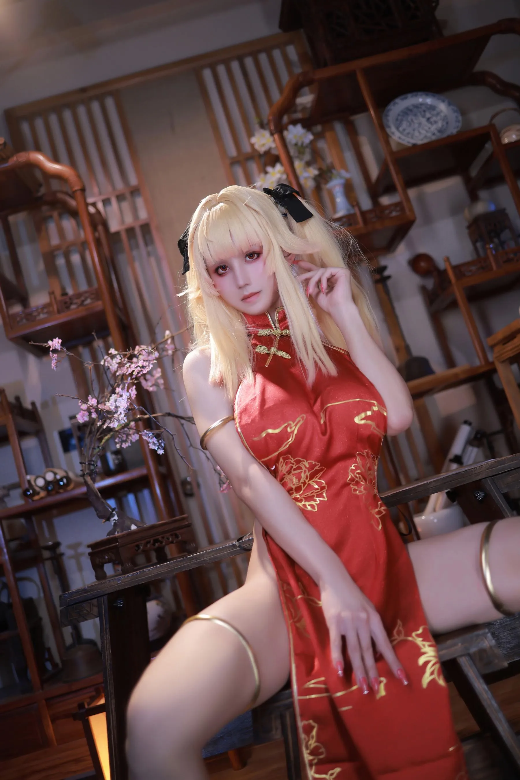 桜满三时 – NO.04 萌姬联合 旗袍 [67P]插图7